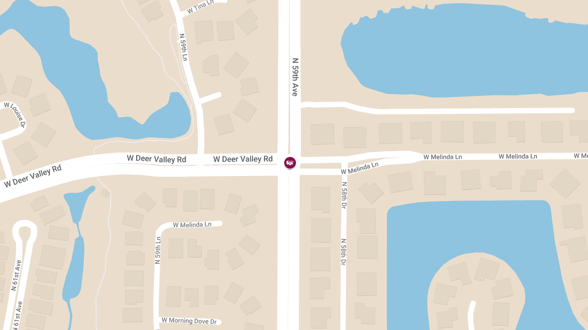 Accident Causes Injury at 59th Ave and W Deer Valley Rd
