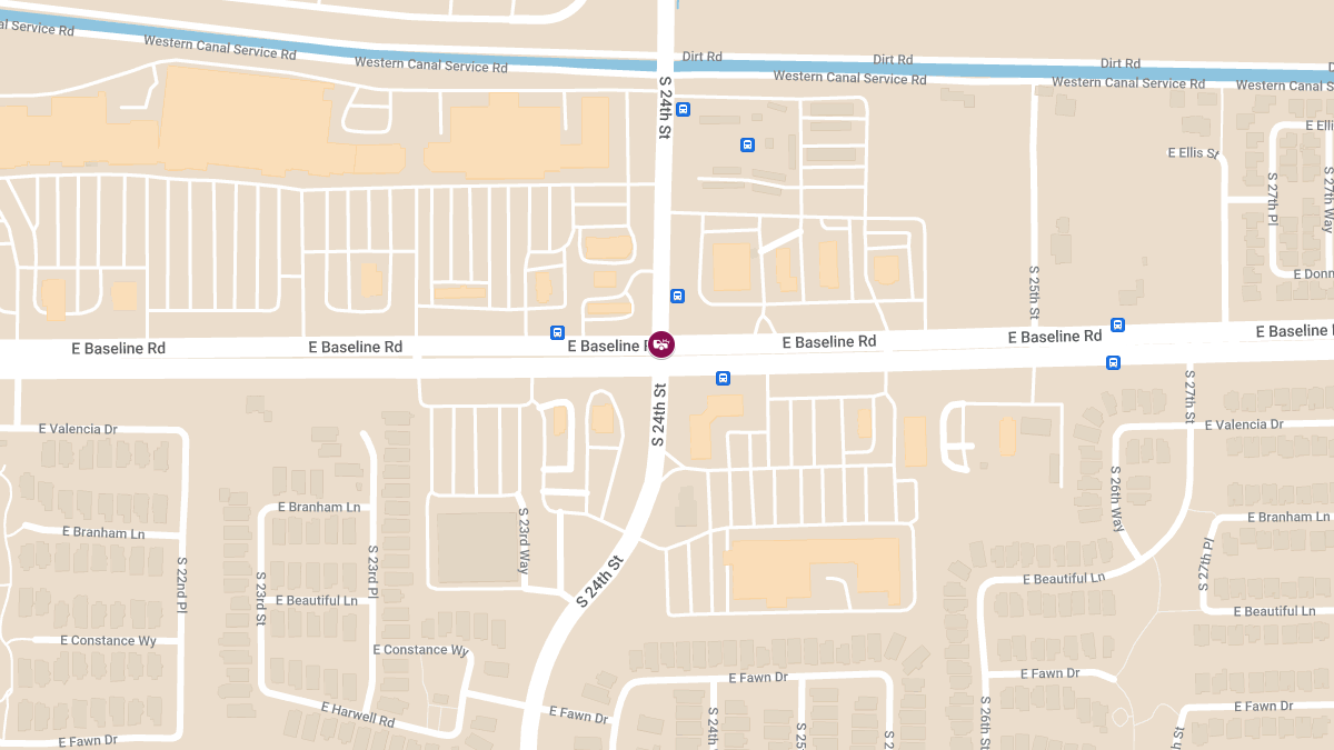 Accident Causes Injury at Baseline Rd and 24th St