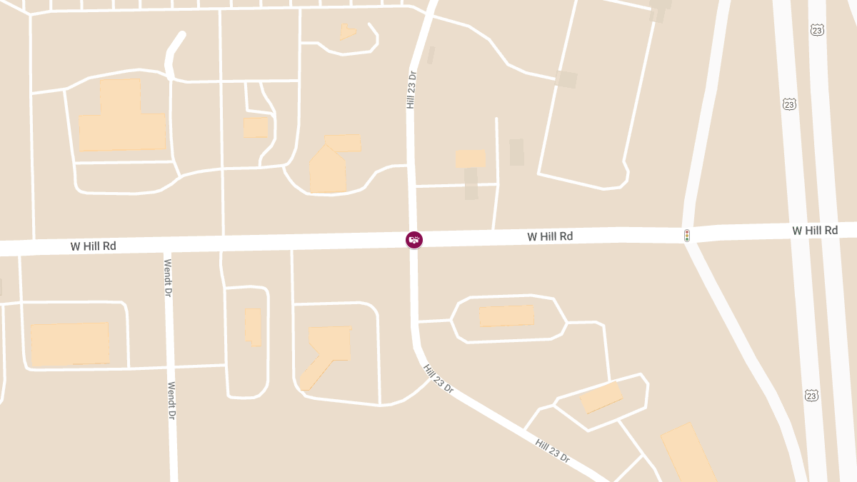 Accident Causes Injury at Hill 23 Dr & W Hill Rd