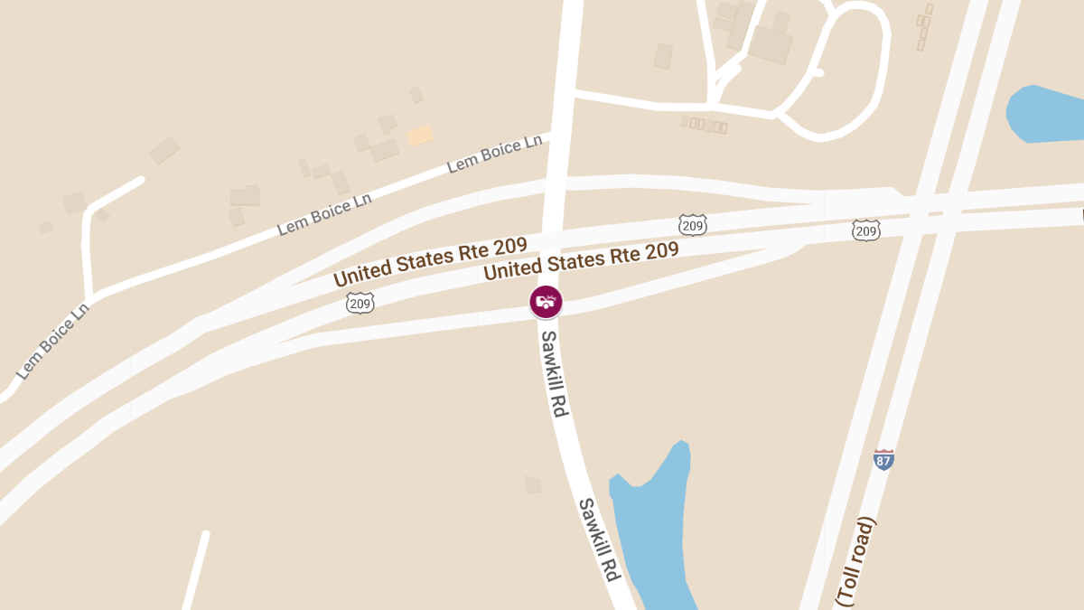 Accident With Injuries at 570 Sawkill Rd