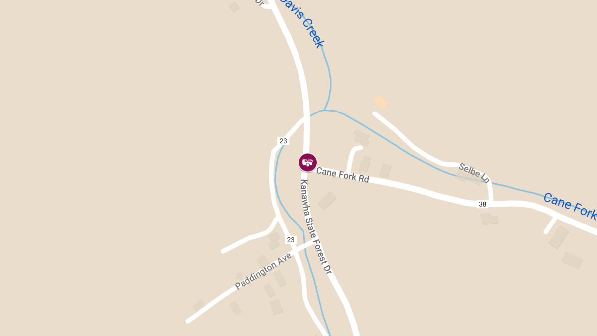 Accident With Injuries at Alcan Ave & Kanawha State Forest Dr