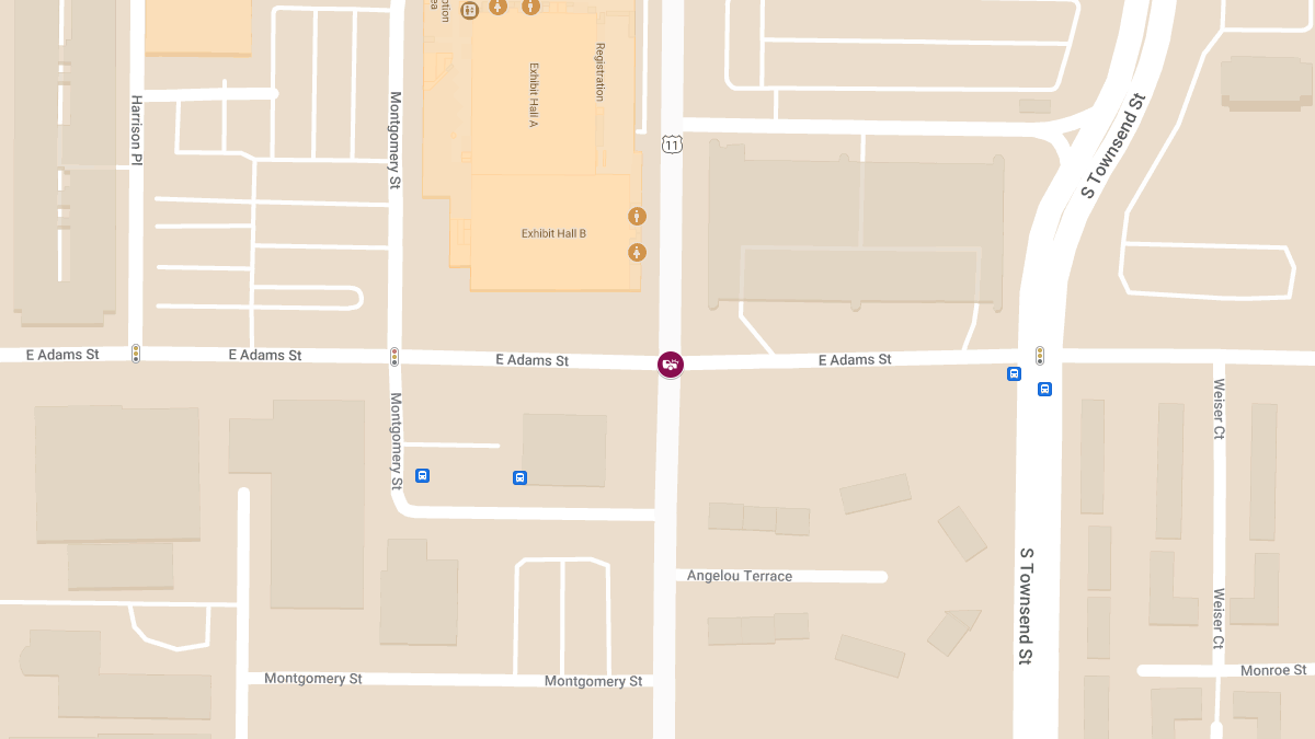 Accident With Injuries at E Adams St & US-11S State St