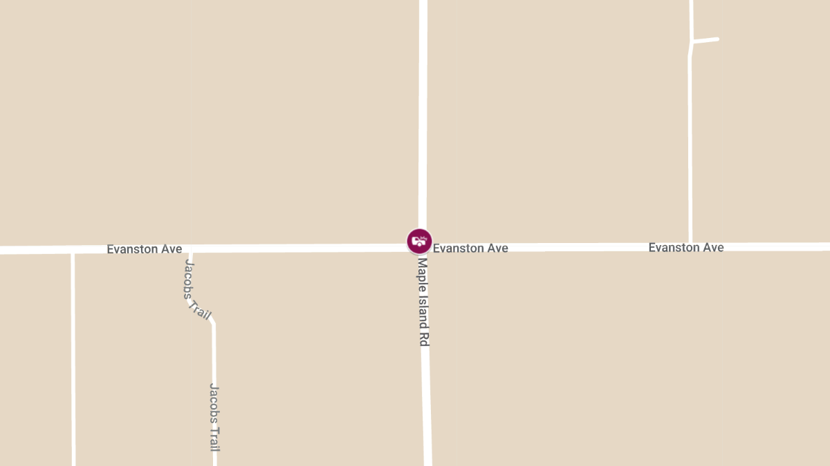 Accident With Injuries at S Maple Island Rd & Evanston Ave