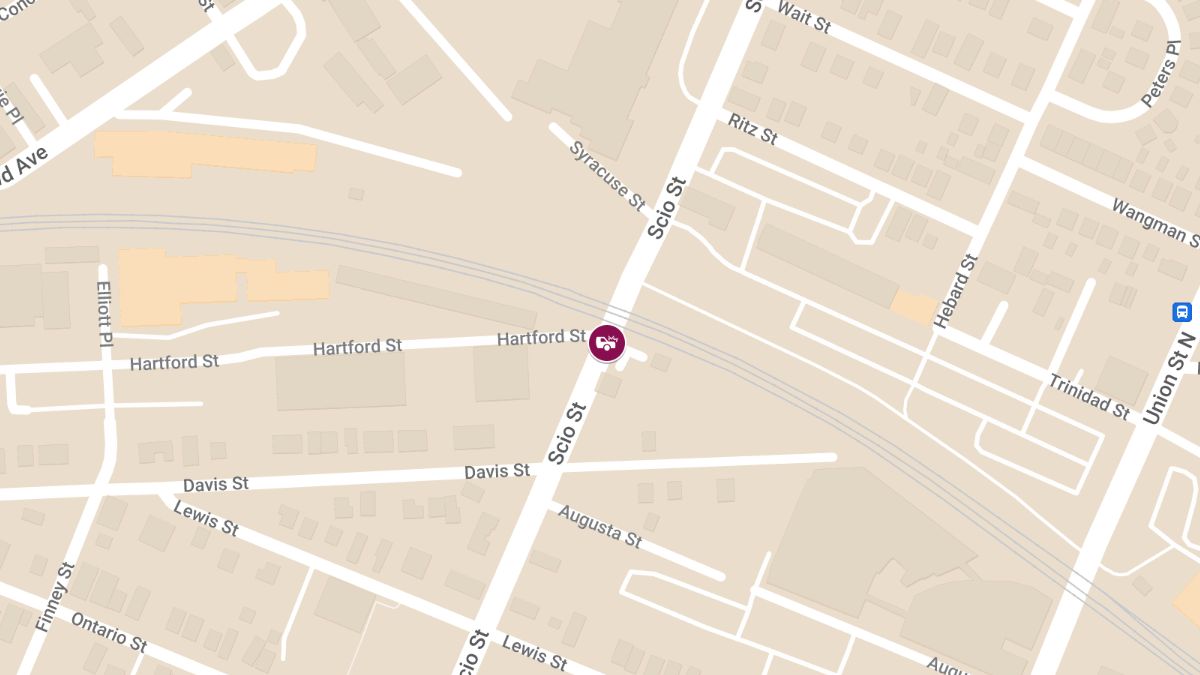 Accident With Injuries at Scio St NB & Hartford St