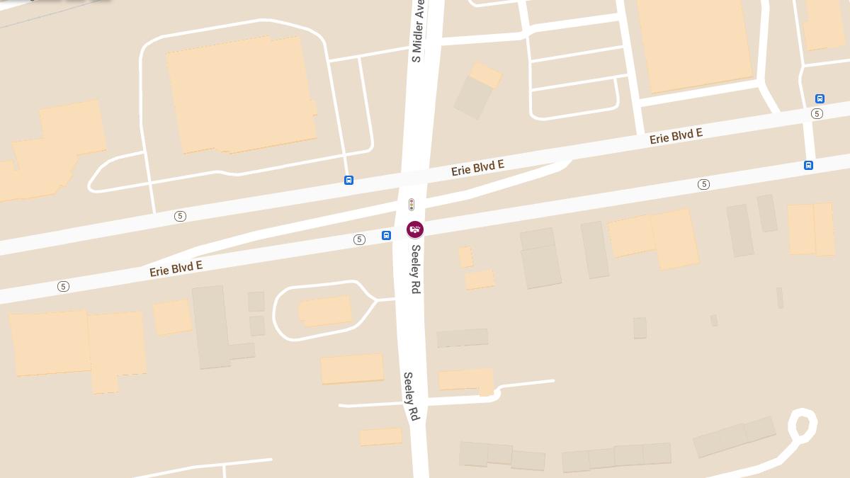 Accident With Injuries at Seeley Rd NBSB & Erie Blvd