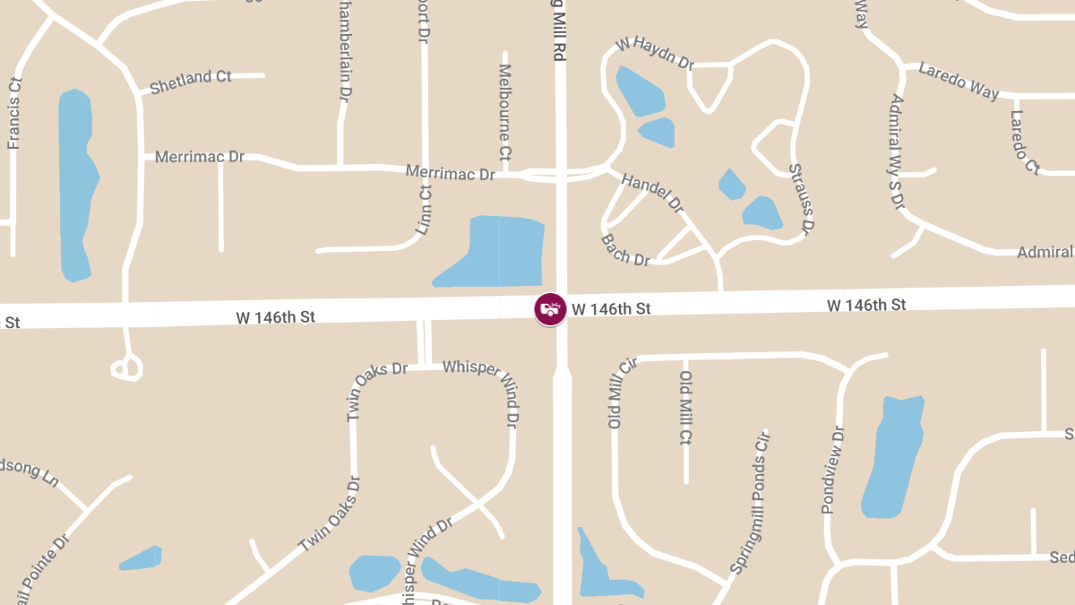 Accident With Injuries at Spring Mill Rd & W 146th St