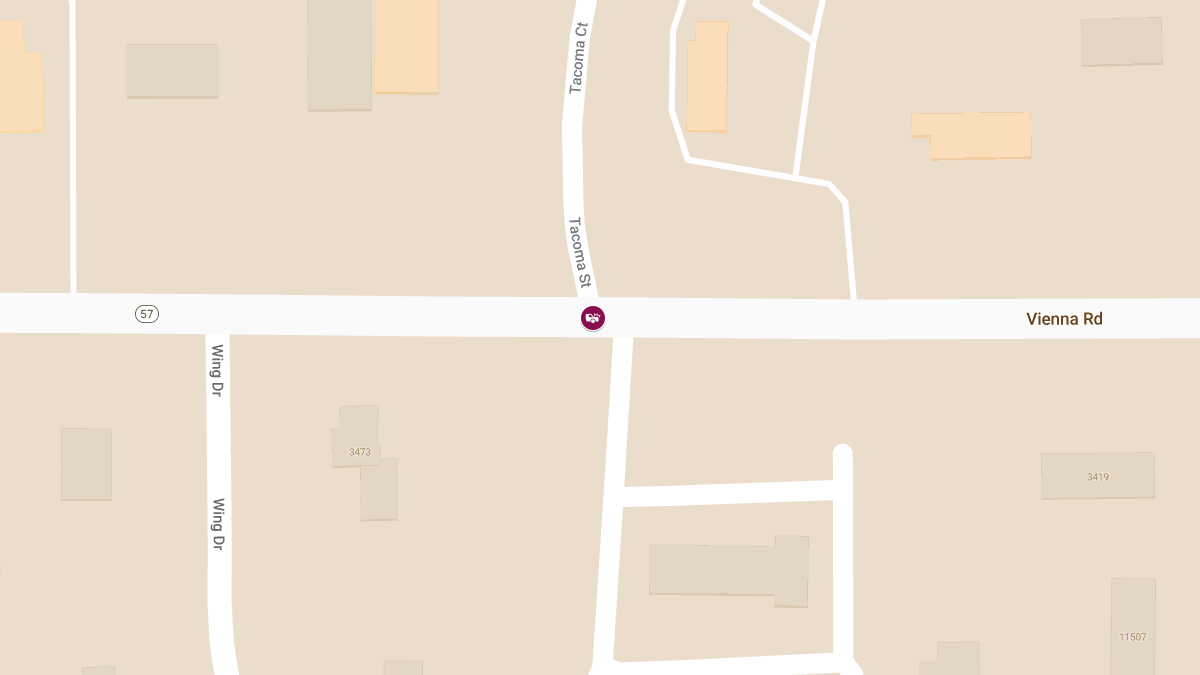 Accident With Injuries at Tacoma Ct & W Vienna Rd