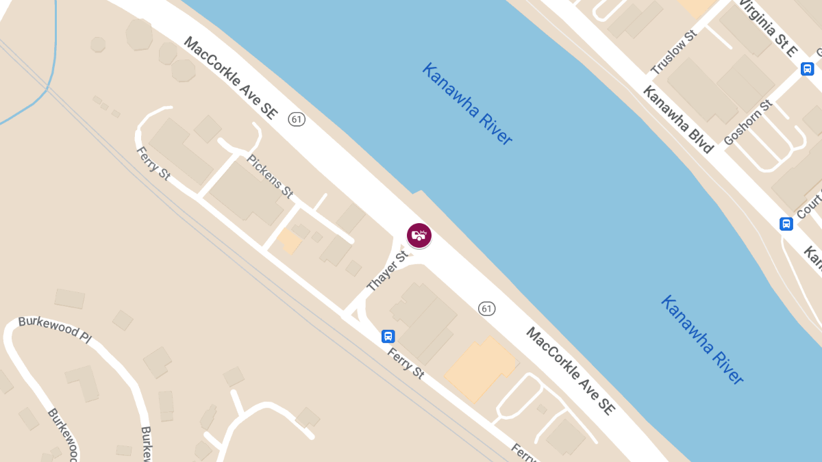 Accident With Injuries at Thayer St & MacCorkle Ave SE
