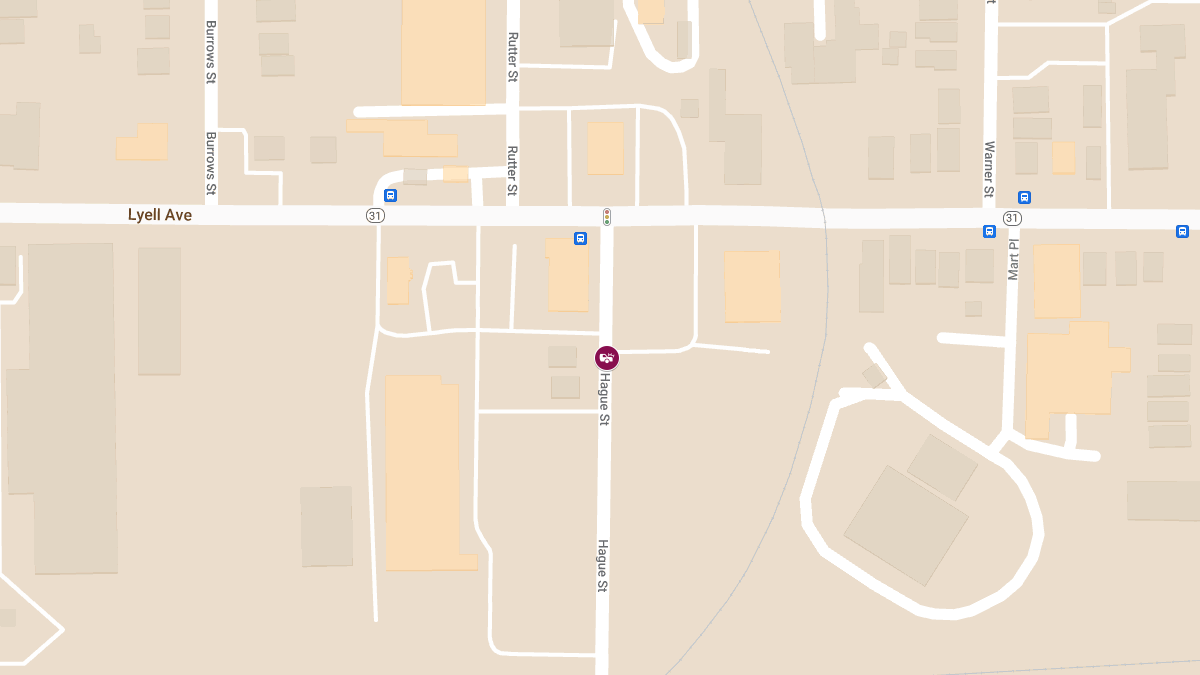 Accident With Injuries on Hague St Between Weicher St and Lyell Ave (RT-31)