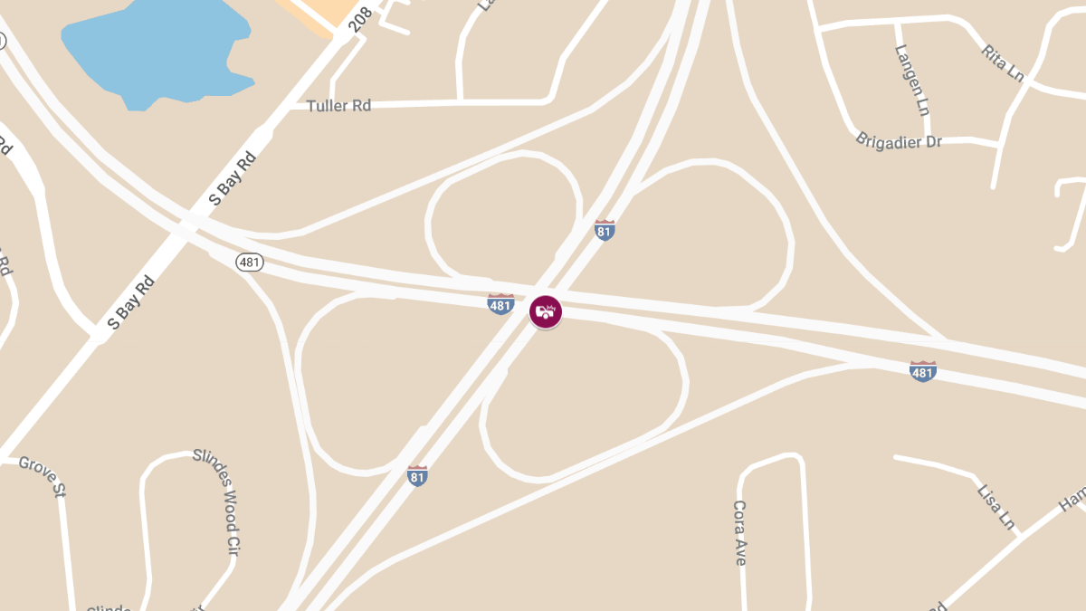 Accident With Injuries on I-81 SB at Route 481 Exit 29N-S