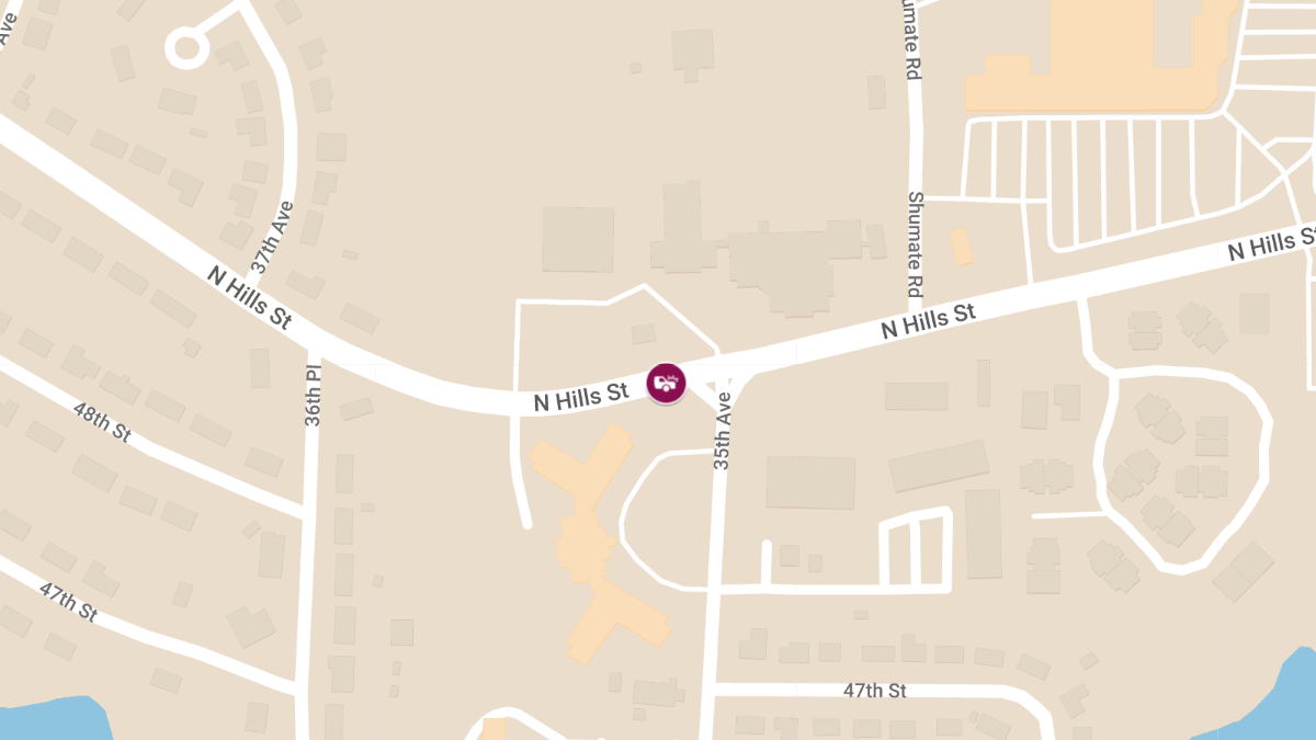 Accident With Injuries on North Hills St in Front of Popeyes