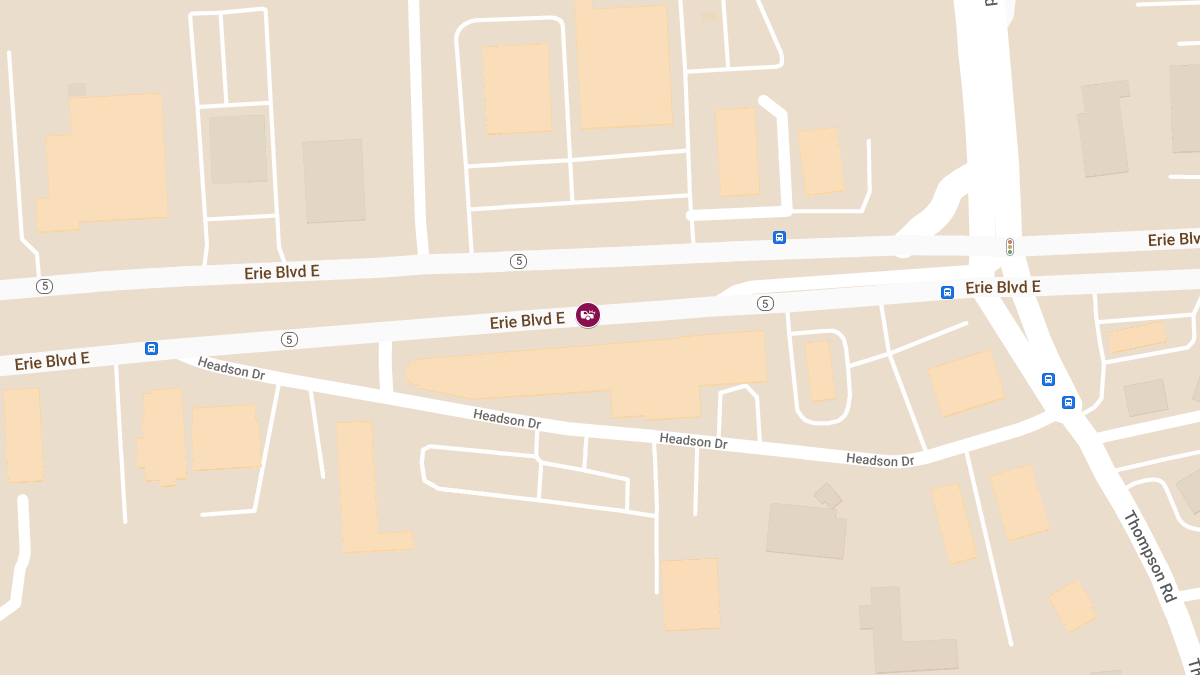 Accident With Injuries on Route 5Erie Blvd E Between Headson Dr and Thompson Rd