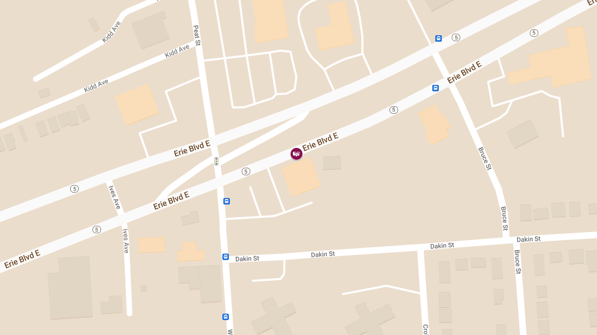 Accident With Injuries on Rte 5Erie Blvd E Near Teall Ave