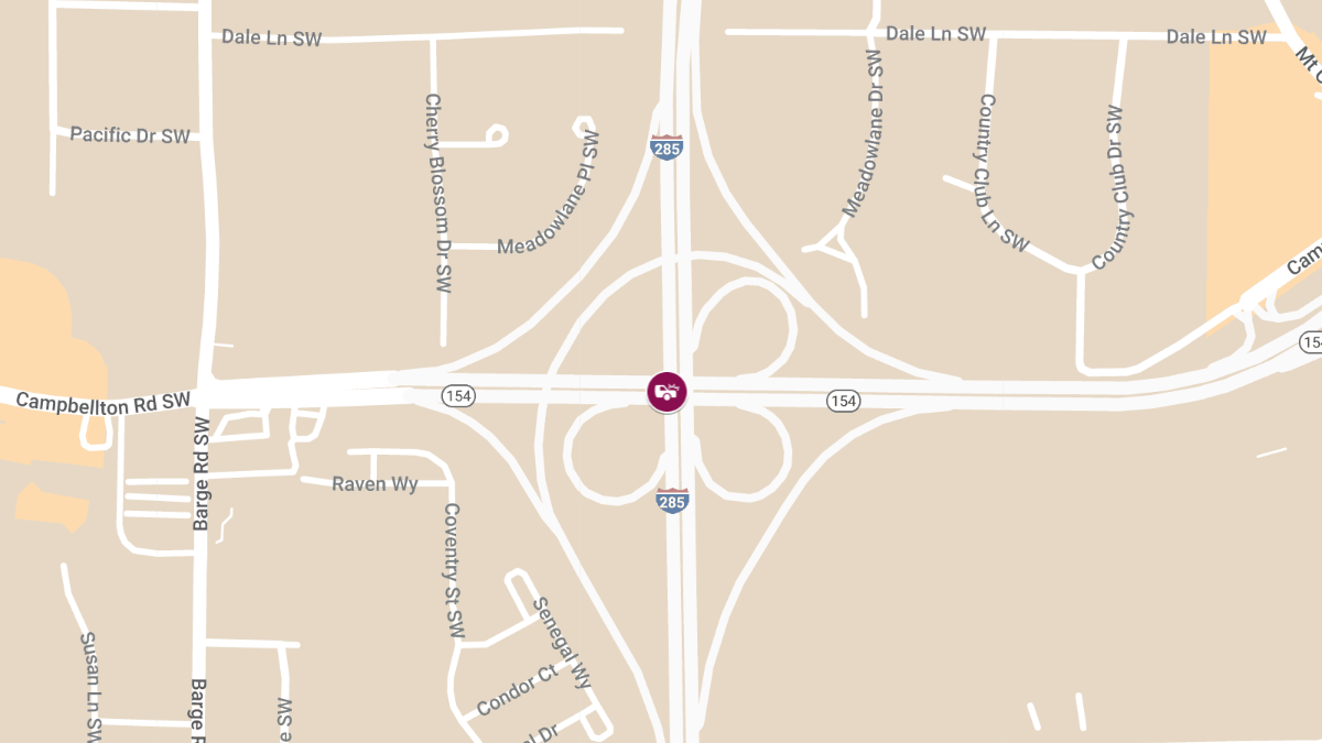 Accident at Arthur Langford Pkwy E & I-285 S Causes Injuries