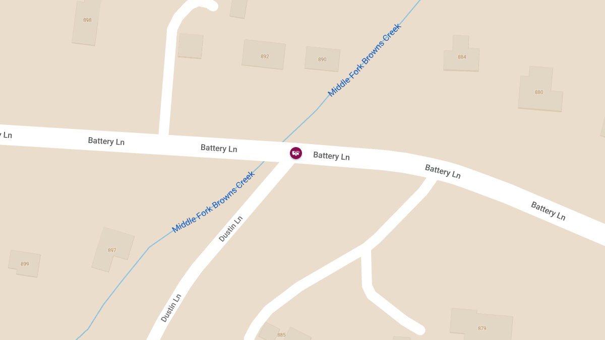 Accident at Battery Ln and Dustin Ln Results in Injuries