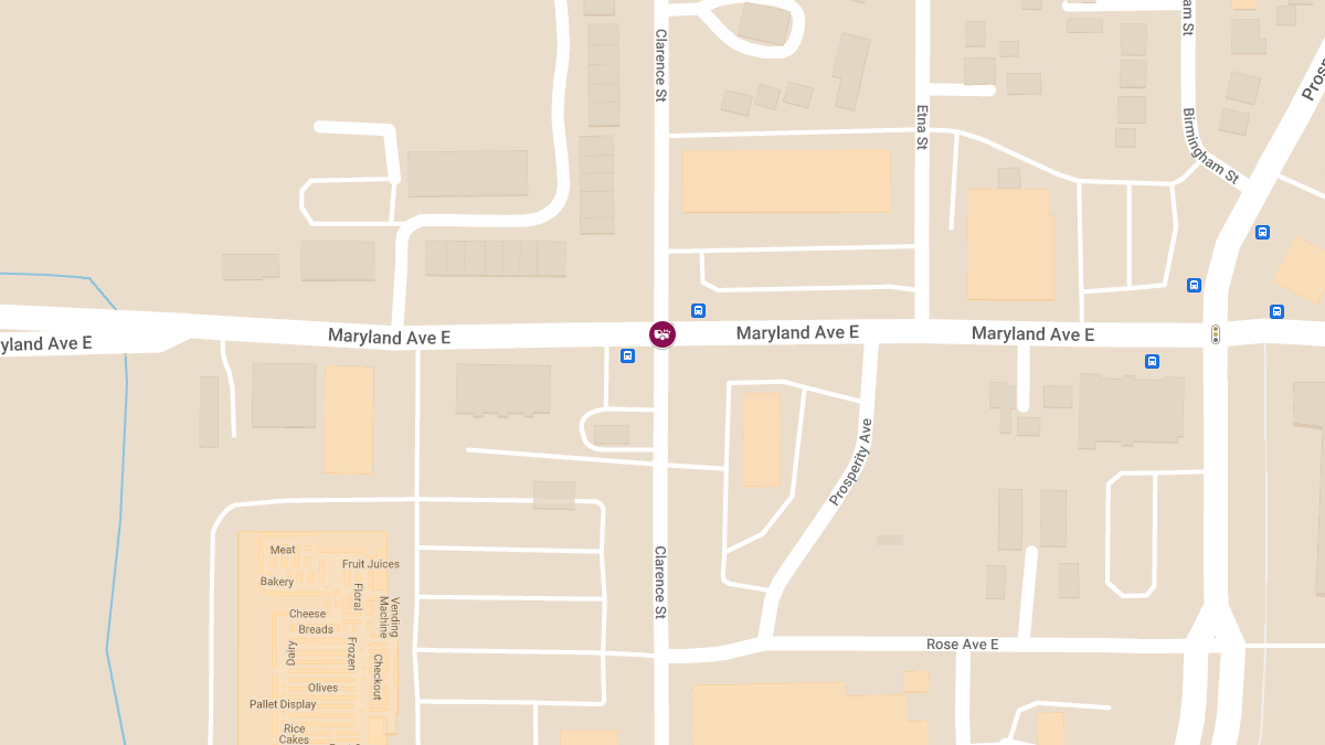 Accident at Clarence St & Maryland Ave E Results in Injuries