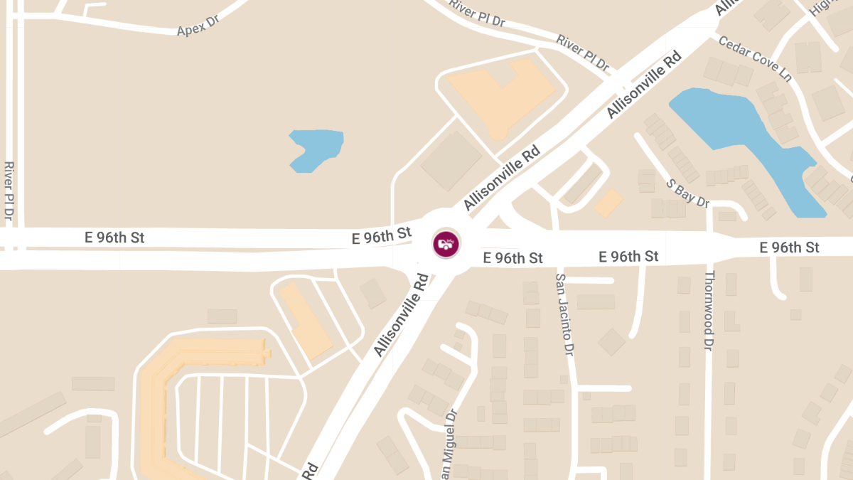 Accident at E 96th St & Allisonville Rd Causes Injuries
