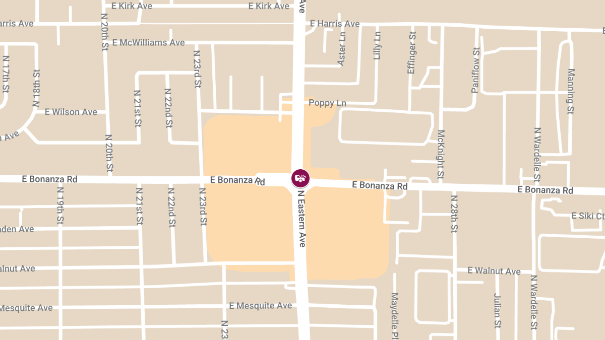 Accident at E Bonanza Rd & N Eastern Ave Leads to Injuries