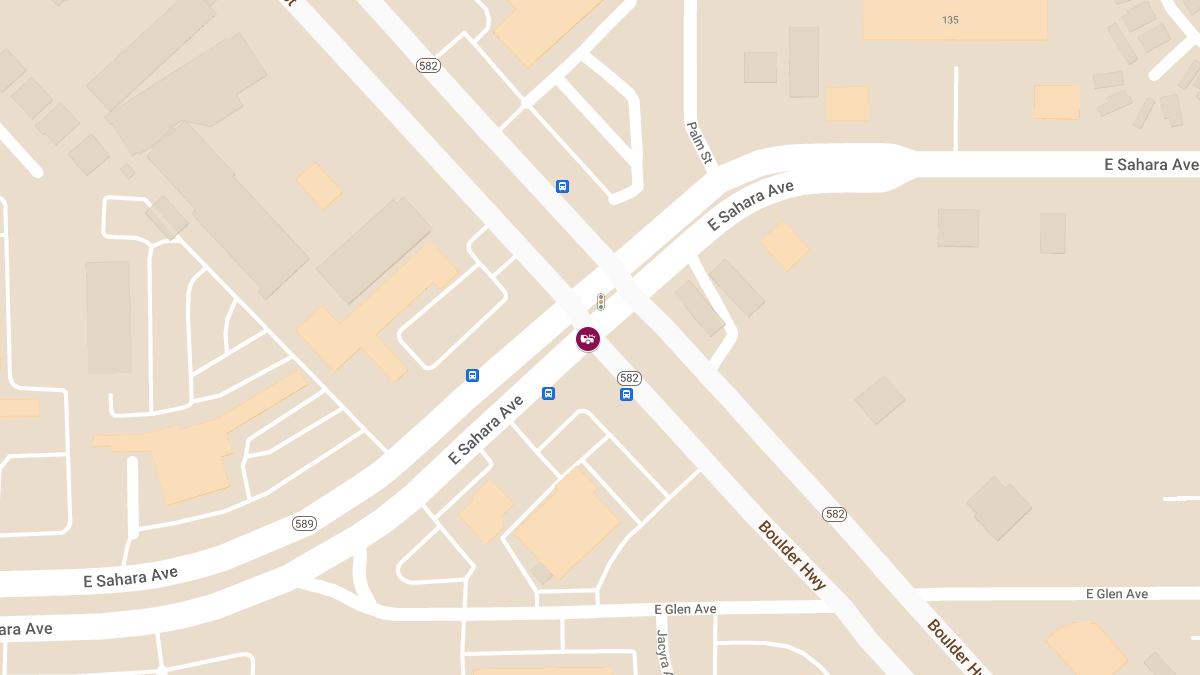 Accident at E Sahara Ave and Boulder Hwy Results in Injuries