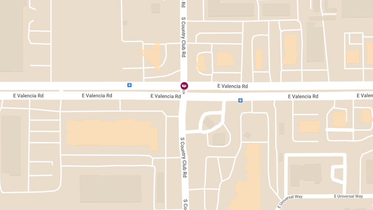 Accident at S Country Club Rd and E Valencia Rd Causes Injury 