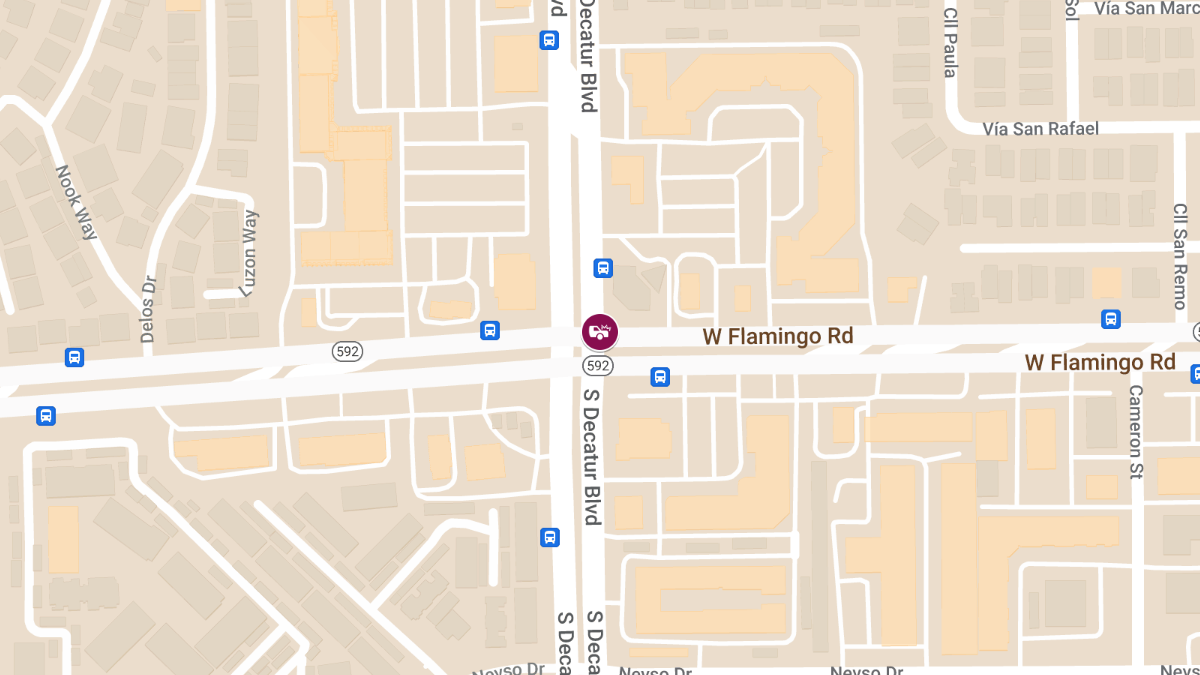 Accident at S Decatur Blvd & W Flamingo Rd Causes Injuries