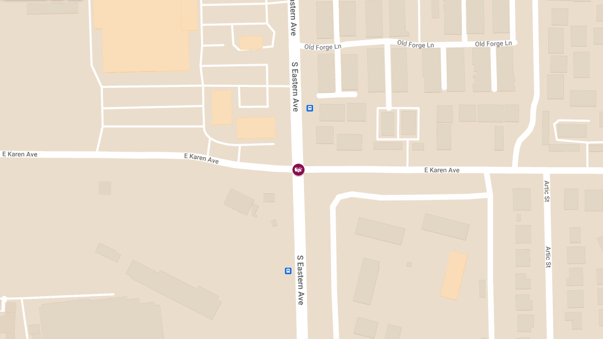 Accident at S Eastern Ave and Karen Ave Leads to Injuries