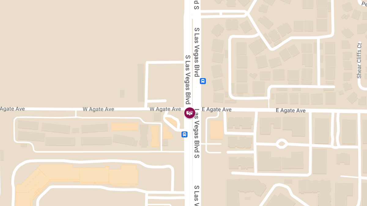 Accident at S Las Vegas Blvd & E Agate Ave Causes Injuries