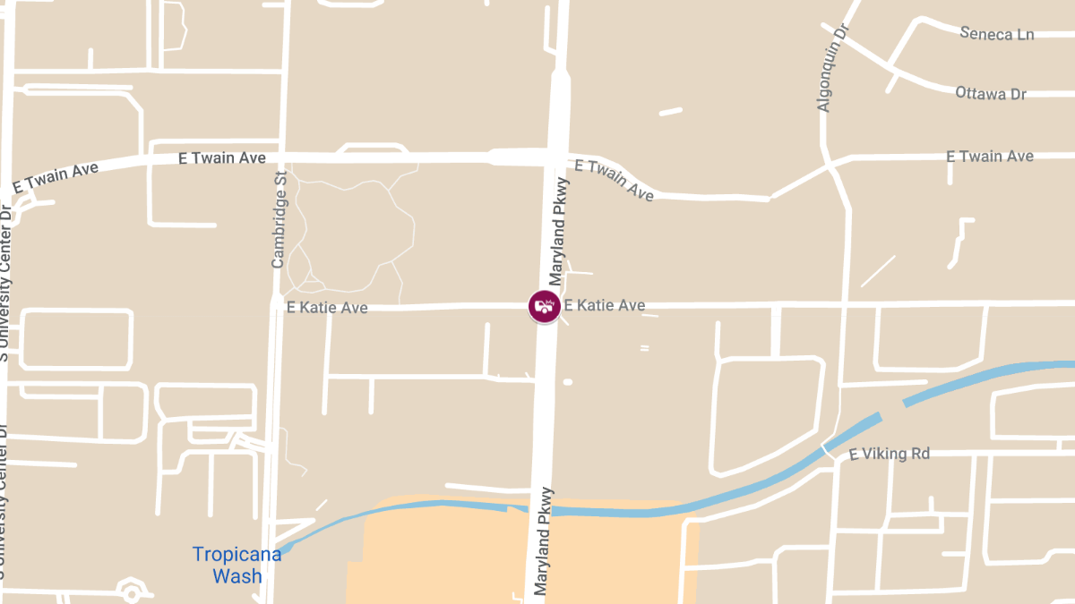 Accident at S Maryland Pkwy & E Katie Ave Causes Injuries