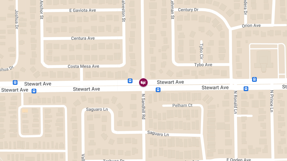 Accident at Stewart Ave & N Sandhill Rd Results in Injuries