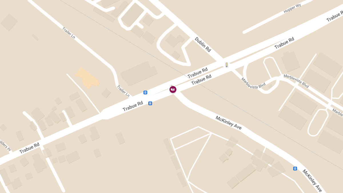 Accident at Trabue Rd & McKinley Ave
