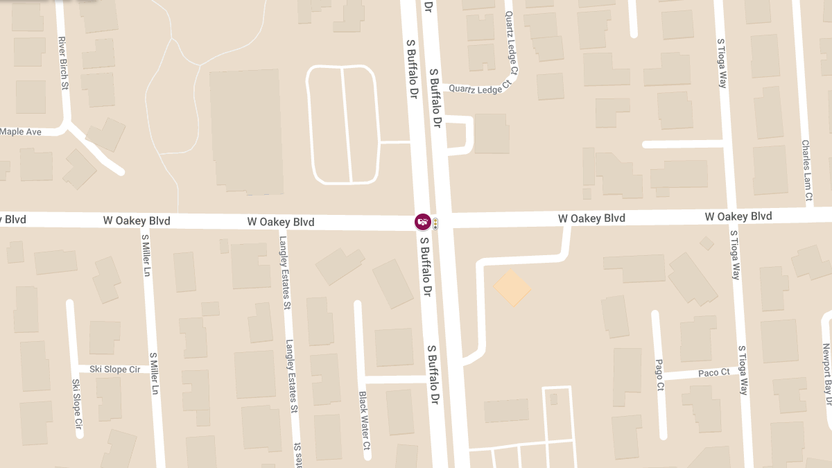 Accident at W Oakey Blvd & S Buffalo Dr Causes Injuries