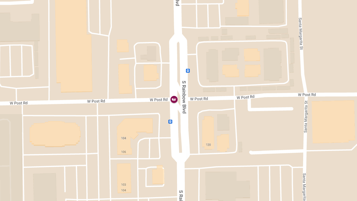 Accident at W Post Rd & S Rainbow Blvd Results in Injuries