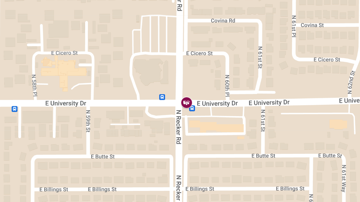 Accident on 1721 E University Dr Between N Williams and N Hall