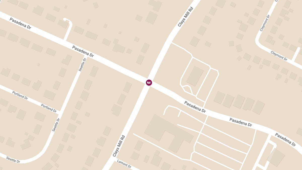 Accident on Clays Mill Rd at Pasadena Dr Leads to Injuries