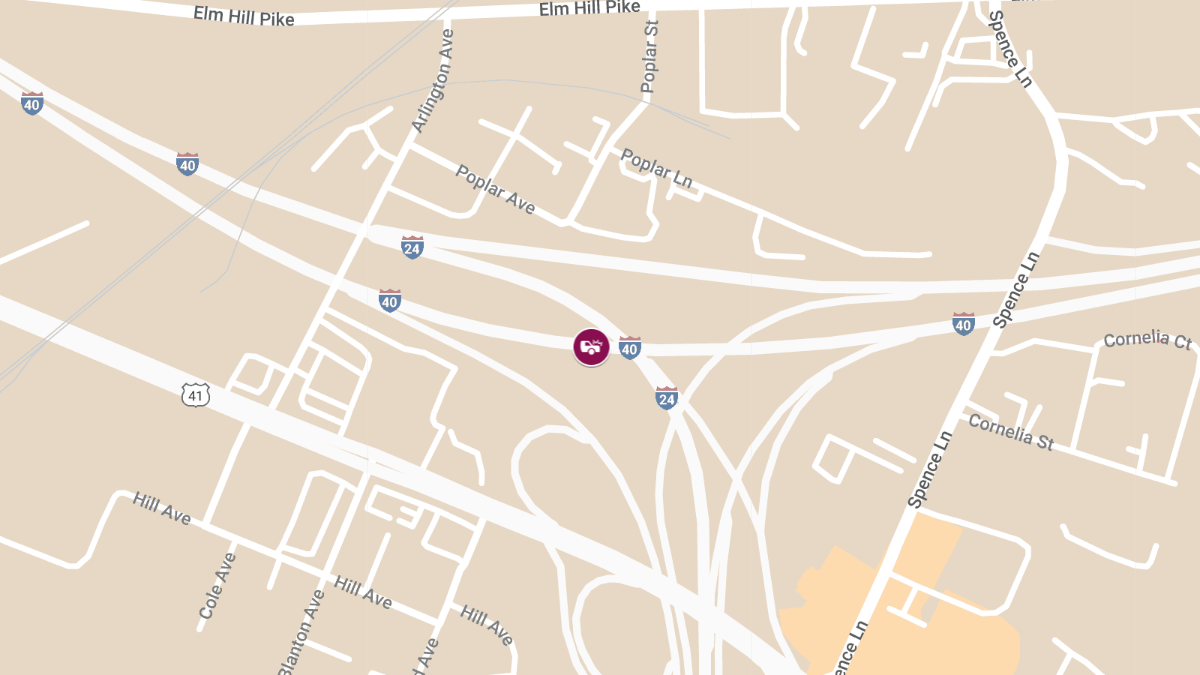 Accident on I-40 E at MM 213 Near I-24 Split Causes Injuries