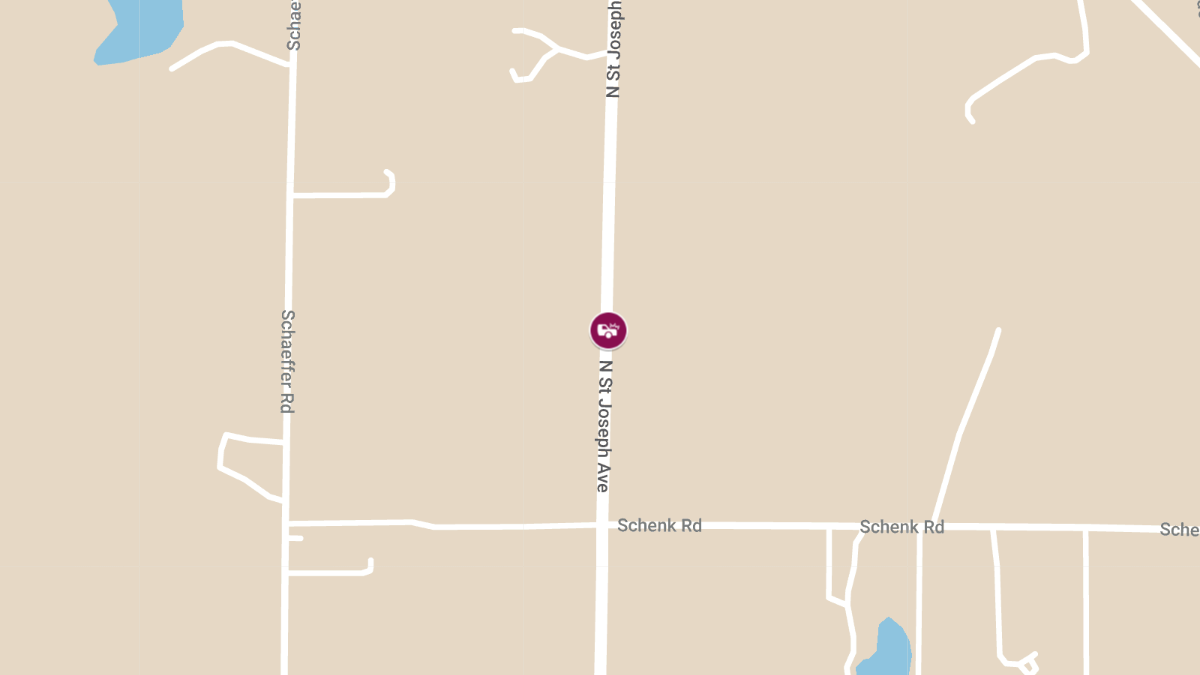 Accident on N St Joe Ave Near Schenk Rd Causes Injuries