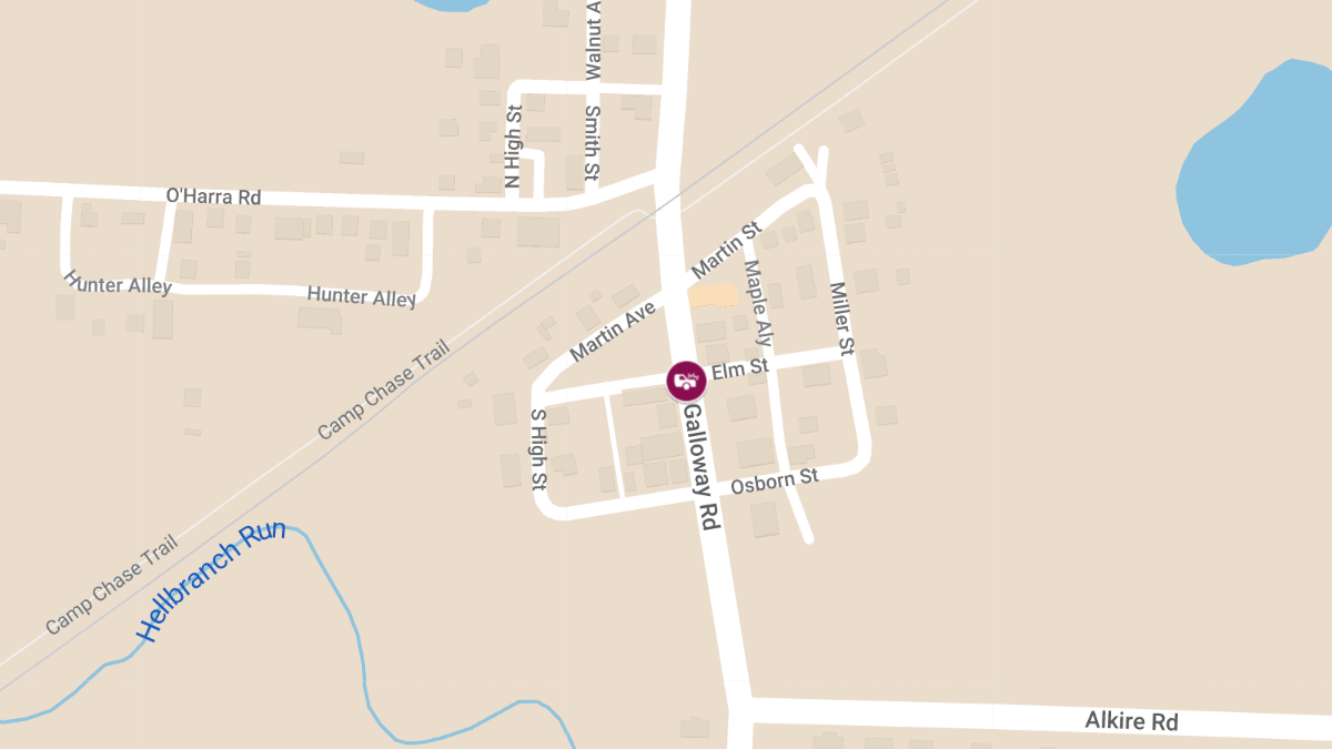 Accident on S Galloway Rd Between Hall Rd and W Broad St