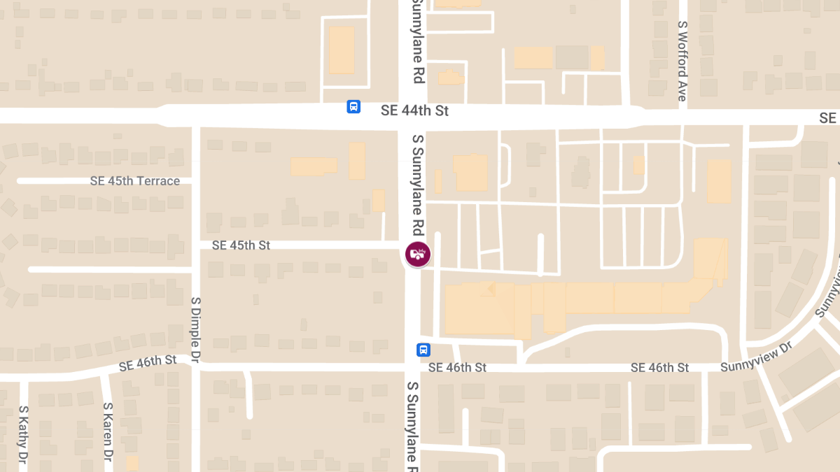 Accident on S Sunnylane Rd SB After SE 44th St