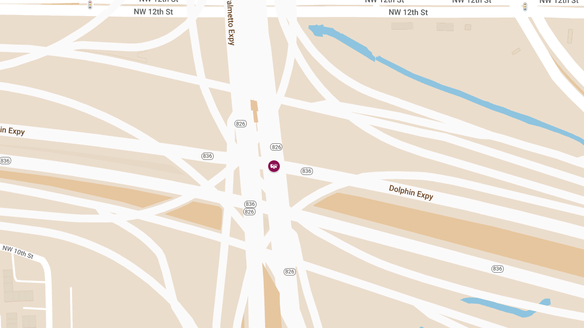 Accident on SR-836 WB Ramp to SR-826 Causes Injuries