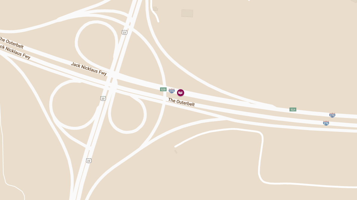 Accident with Injuries Blocks I-270 West Ramp to US 23 South