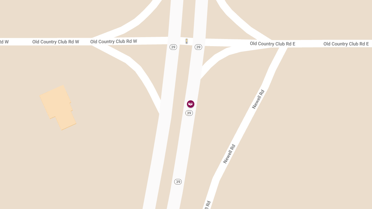 Accident with Injuries Reported on Hwy 39 North