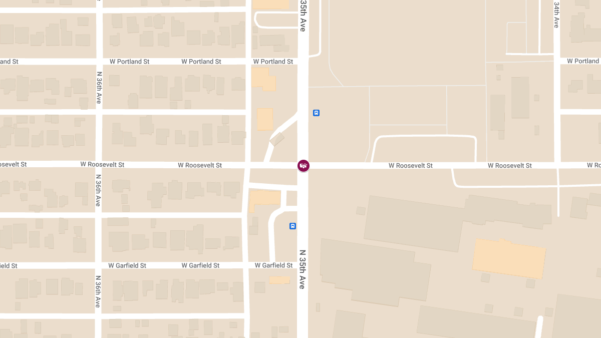 Accident with Injuries at 35th Ave & Roosevelt St