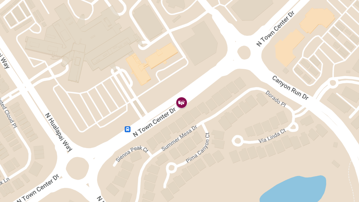 Accident with Injuries at 653 N Town Center Dr