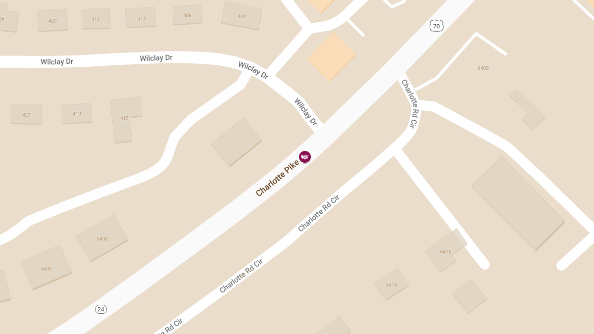 Accident with Injuries at 6602 Charlotte Pike