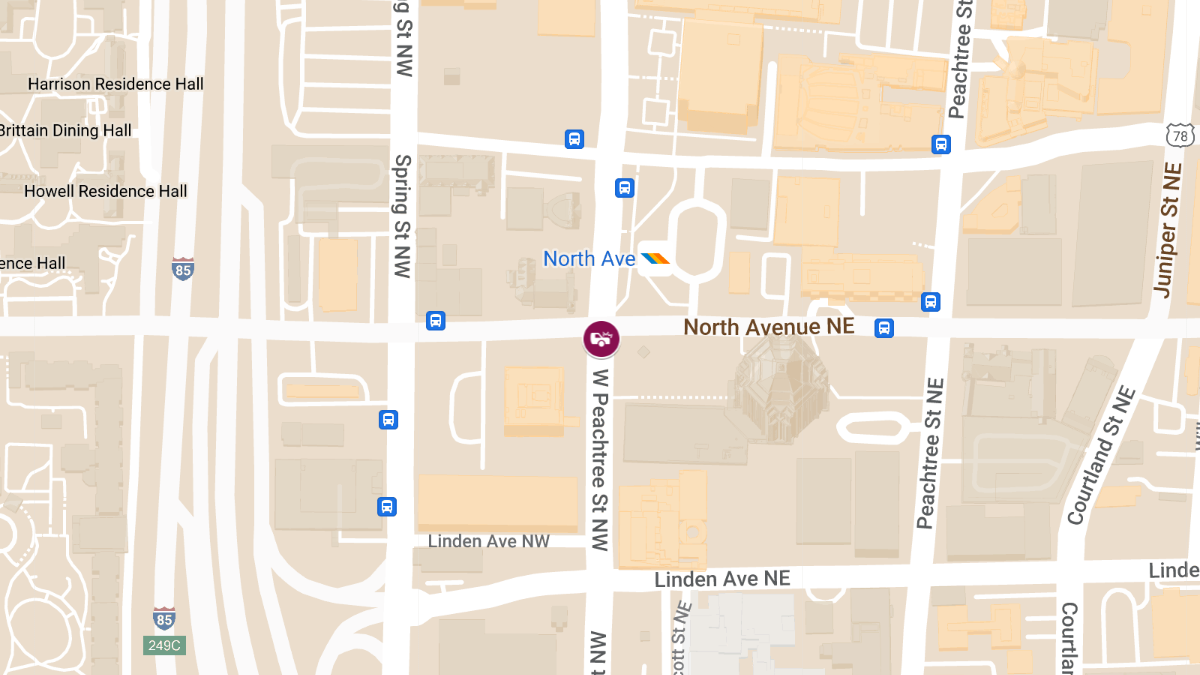 Accident with Injuries at 713 W Peachtree St NE