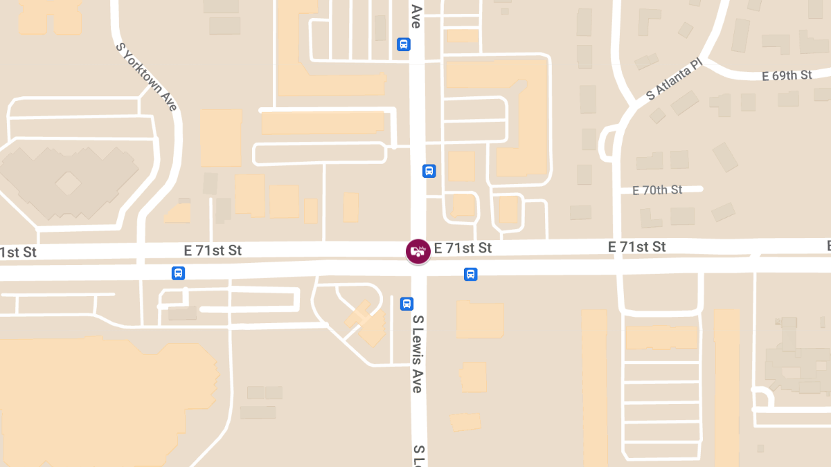 Accident with Injuries at 71st St S & S Lewis Ave