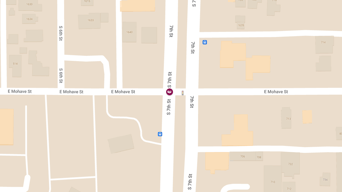 Accident with Injuries at 7th St & E Mohave St