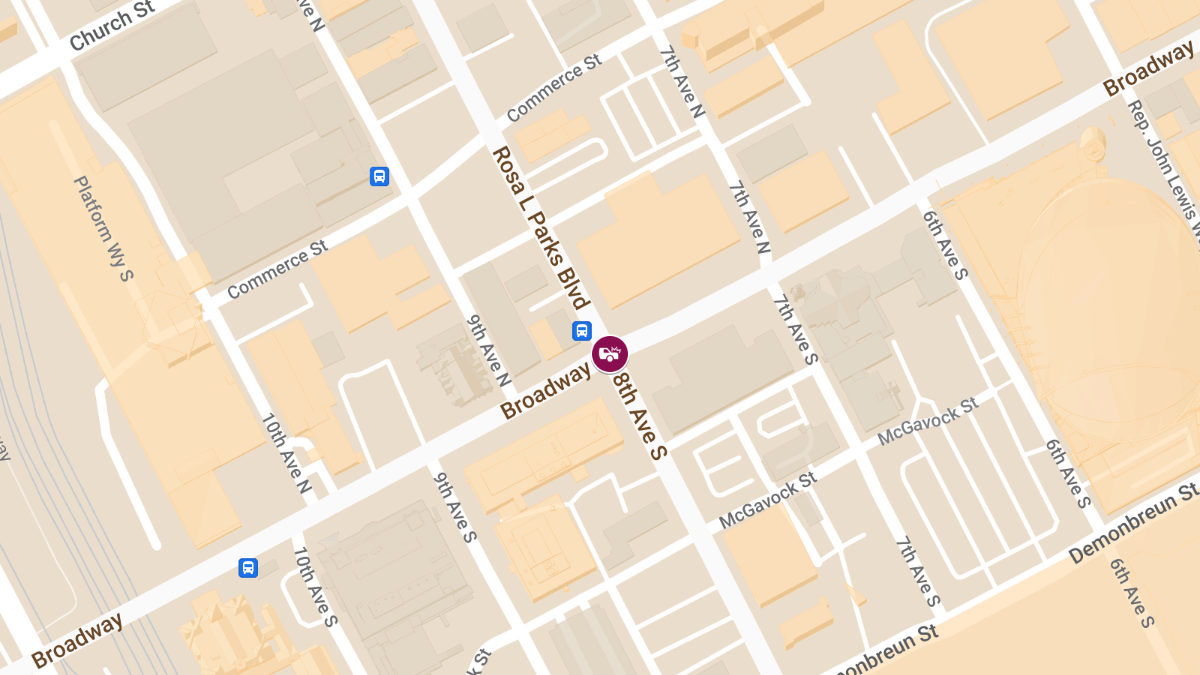 Accident with Injuries at 8th Ave S & Broadway