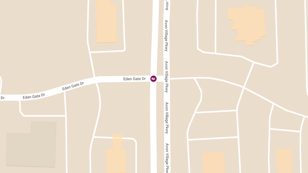 Accident with Injuries at Avon Village Parkway and Eden Gate Dr