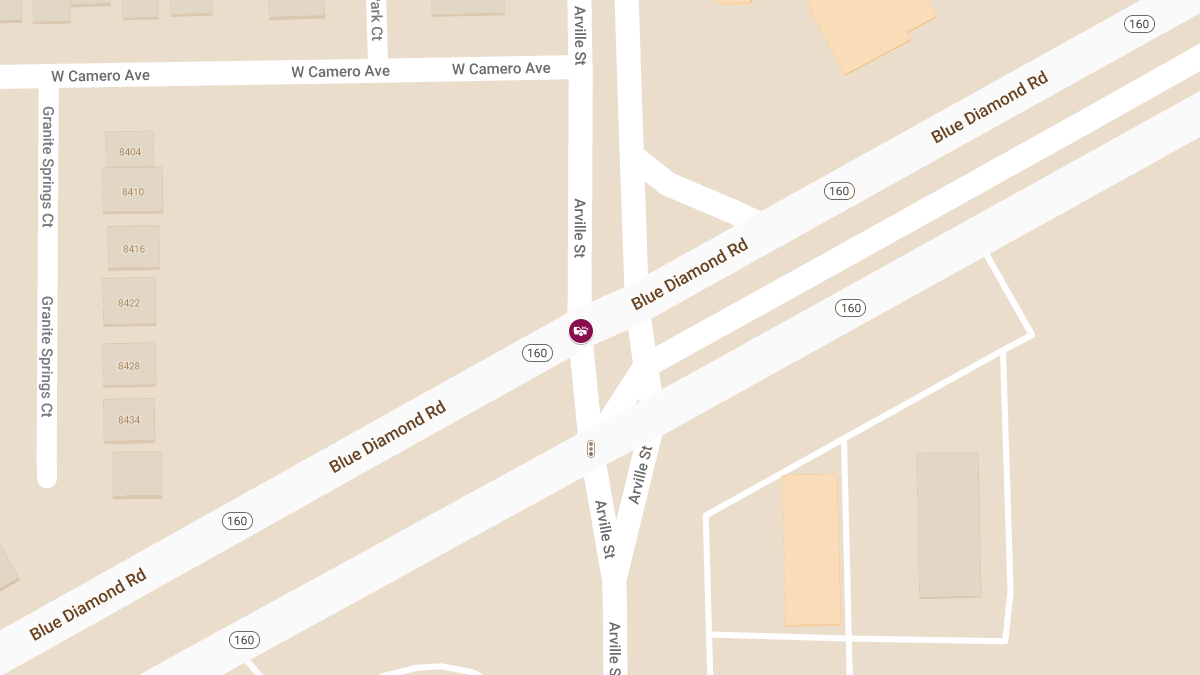 Accident with Injuries at Blue Diamond Rd & Arville St